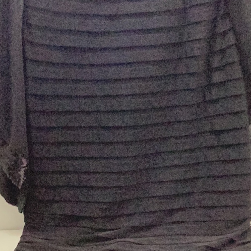 Adrianna Papell - Bell Sleeve Striped Dress - Picture 8 of 13